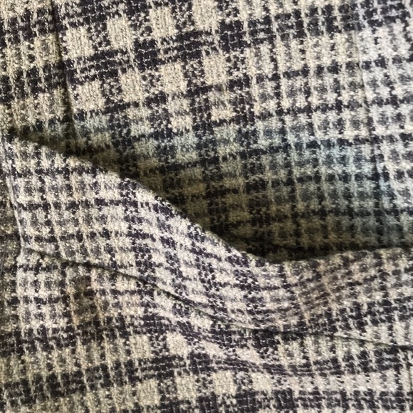 COPY - Vintage JNY sage/black/grey worsted wool collarless jacket straight skir… - Picture 3 of 11